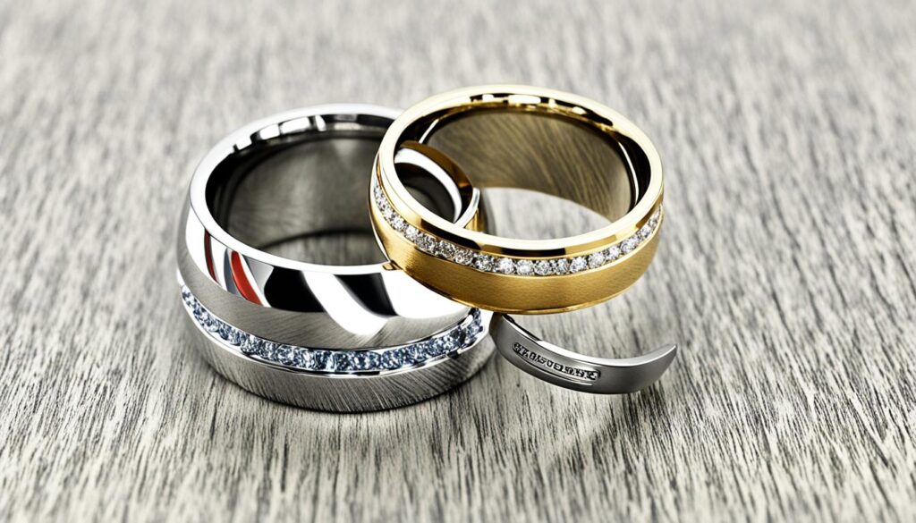 Eheringe Materialien