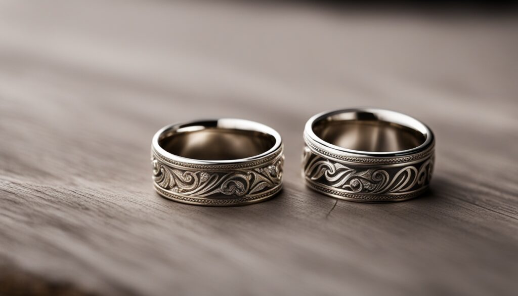 Partnerringe Silber Gravur