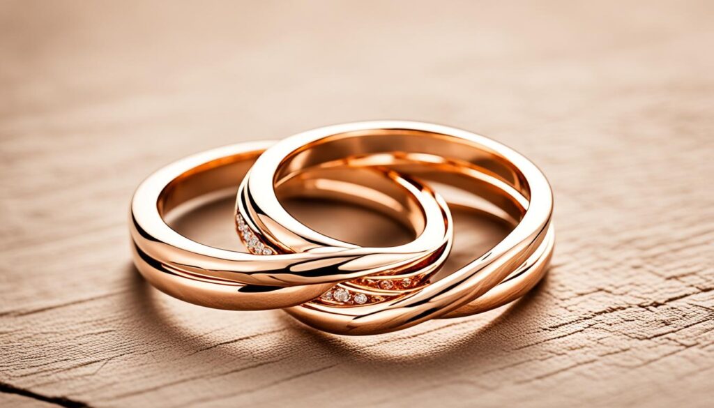 Rotgold Eheringe Symbolik