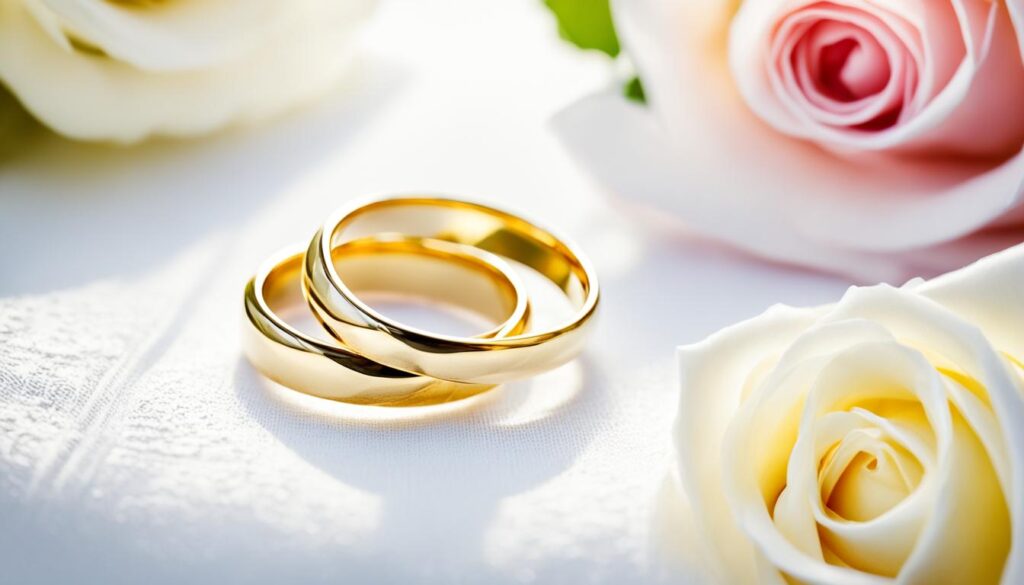 Trauringe als Symbol der Liebe