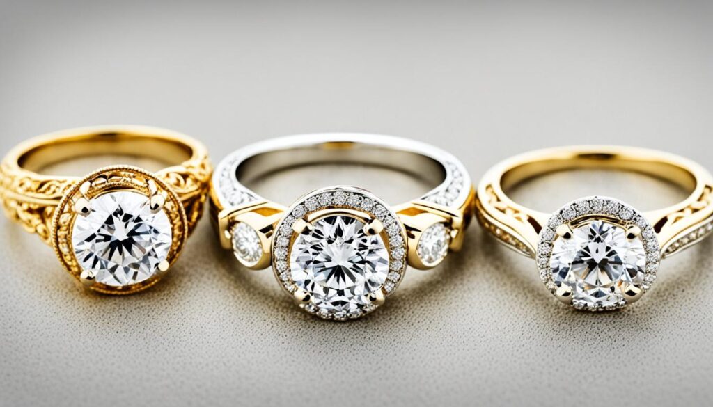 Verlobungsringe in Gold