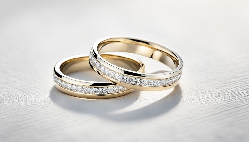 Weißgold Eheringe