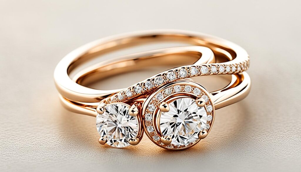 verlobungsring rosegold