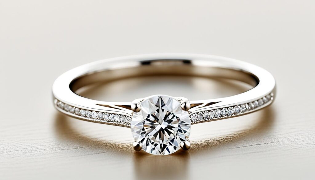 verlobungsring weißgold diamant