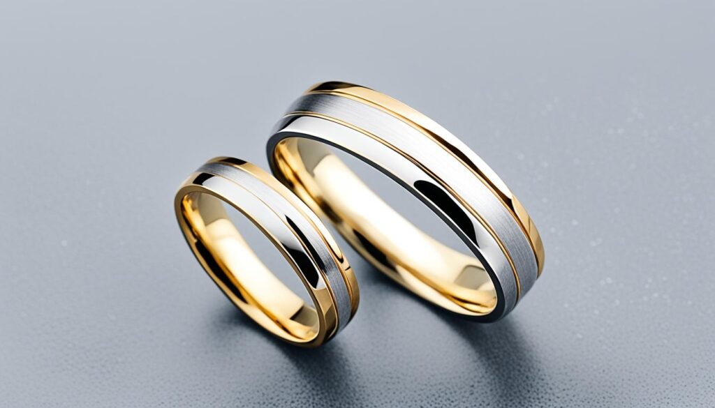 Bicolor Eheringe