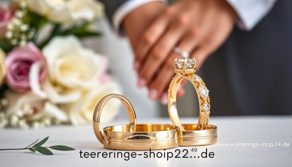 Goldene Eheringe