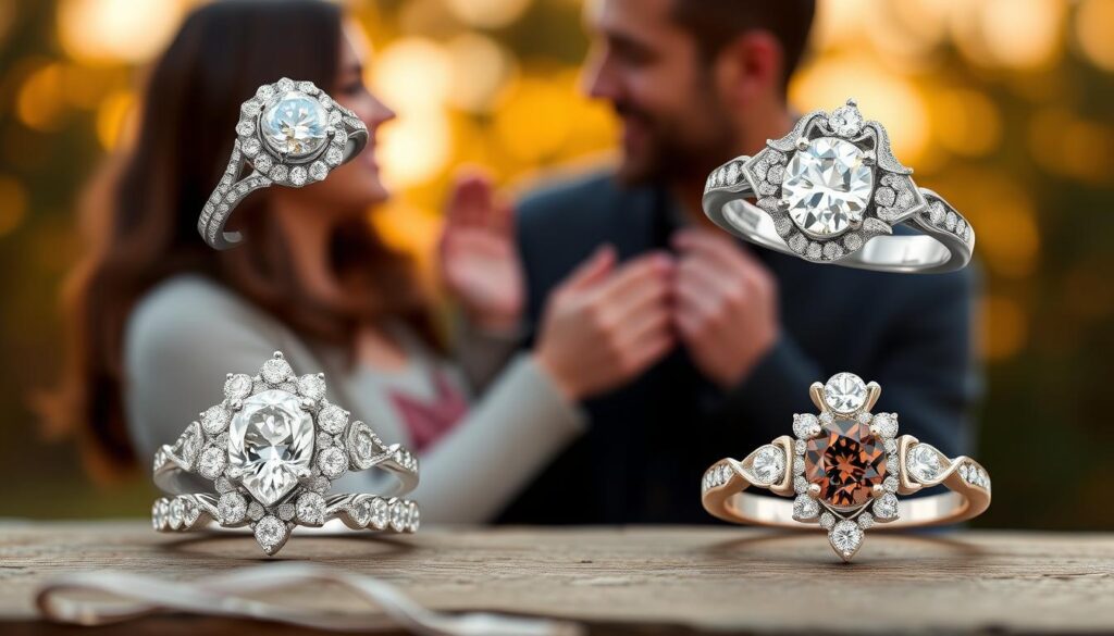 Silber Verlobungsring Designs
