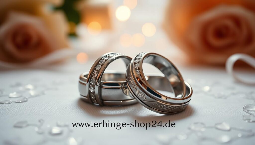 Silberne Eheringe