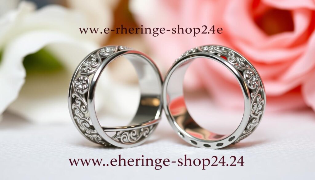 Silberne Eheringe