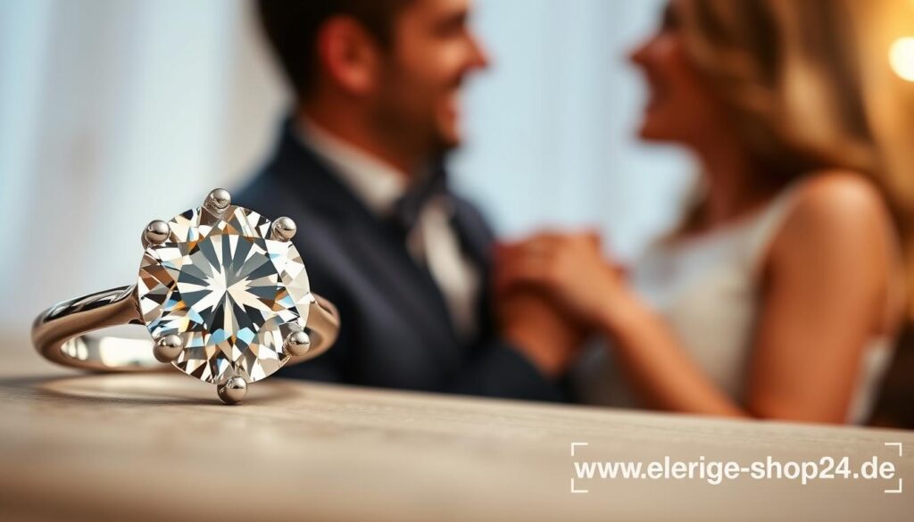 Verlobungsring mit Zirkonia