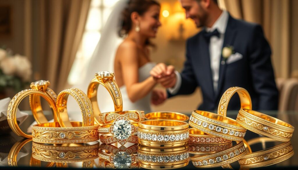 Vielfalt an 750er Gelbgold Ringen