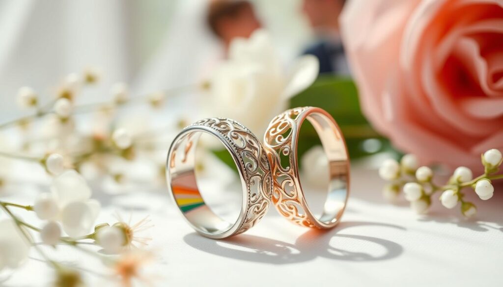 Eheringe Silber Rosegold