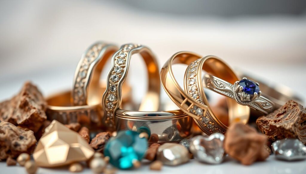 Materialauswahl und Designs