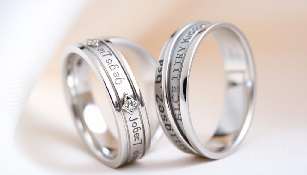 Personalized silver rings
