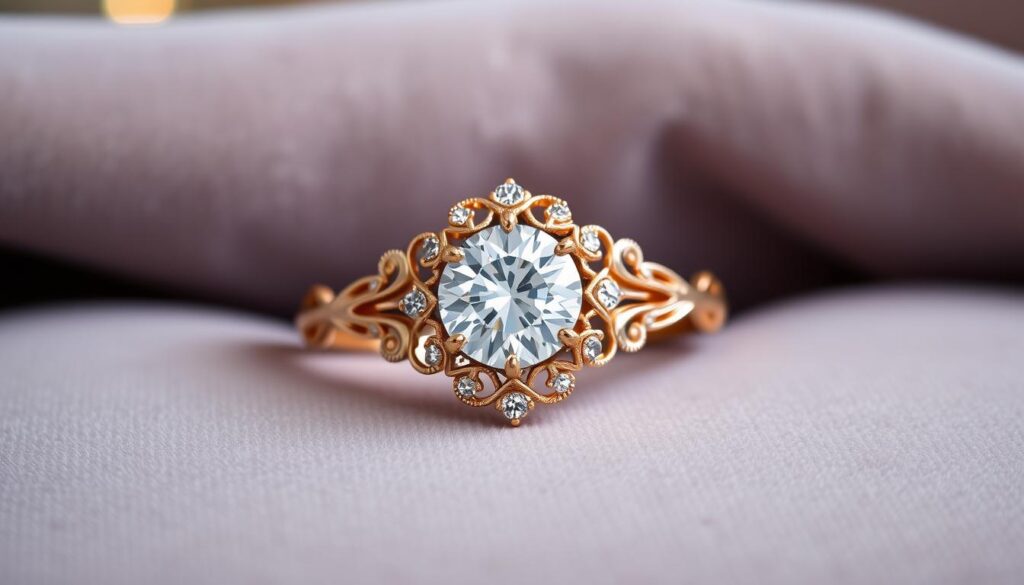 Rosegold Verlobungsring