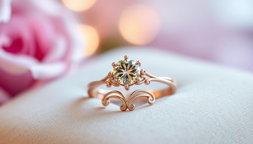 Rosegold Verlobungsring