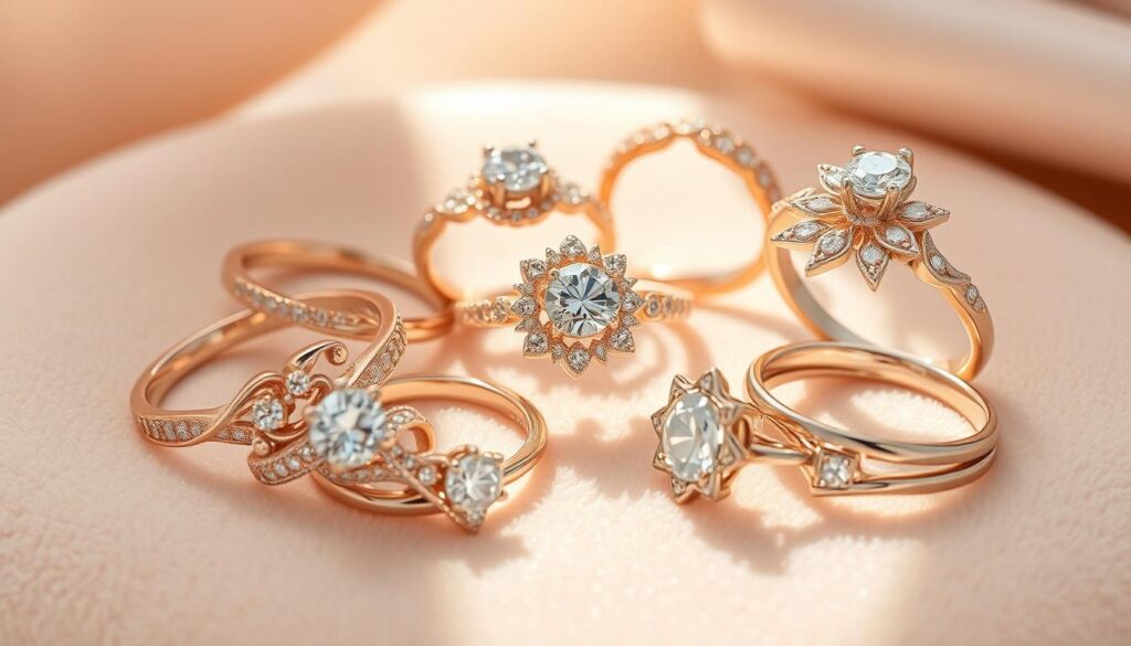 Rosegold Verlobungsringe