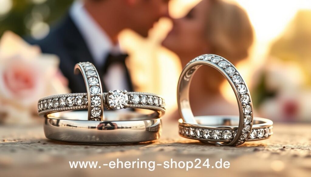 Silberne Eheringe