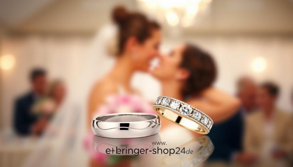 Weißgold Hochzeitsringe