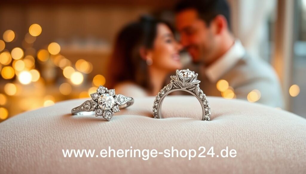 Zeitlose Eleganz mit Verlobungsringen Weißgold